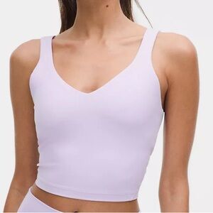 Lululemon Women's Lavender Crop Top